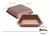 HUDSON - Asadera cuadrada 22,5x5cm cobre - comprar online