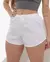 Camisola feminina shorts táteis
