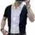 Camisa masculina de manga curta verão casual conforto cor pura camisa superior - comprar online