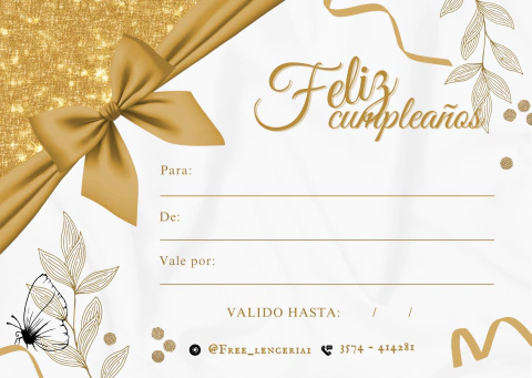 GIF CARD, Voucher para regalar