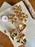 Presilha Piranha Flor e Coração metal orgânicos - comprar online