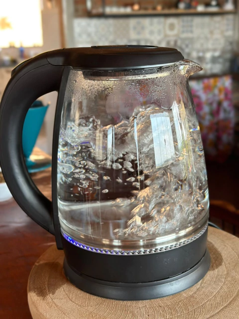 chaleira elétrica de vidro, 1.8 l