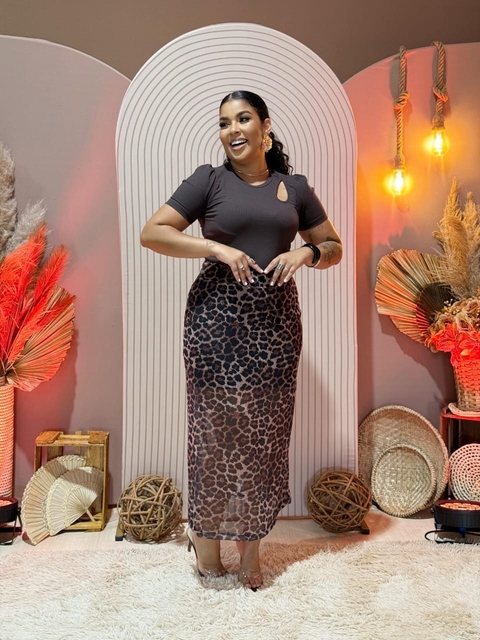 Blusa canelada Mélyd - comprar online