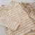 Pijama dos piezas rayado tostado gamuzado - comprar online
