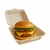 Embalagem de Isopor para Hambúrguer, Lanche, Salada e Fritas – Tamanho N1 – Pacote com 100 Unidades, Ideal para Restaurantes, Lanchonetes e Delivery