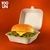 Embalagem de Isopor para Hambúrguer, Lanche, Salada e Fritas – Tamanho N1 – Pacote com 100 Unidades, Ideal para Restaurantes, Lanchonetes e Delivery - loja online