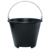 BALDE PLASTICO CONC 12LT PRETO ARQ