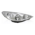 Farol Cromado Peugeot 207 2007 2008 2009 2010 2011 2012 - loja online