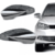 Aplique Cromado Capa Retrovisor Voyage G6 2013 2014 Com Furo