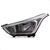 Farol Hyundai Creta Manual Cromado 2017 2018 2019 2020 na internet
