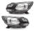 Farol Friso Preto VW Saveiro G7 Gol Voyage G8 2017 Até 2024 - comprar online