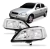Farol Foco Duplo Máscara Cromada Astra 1999 00 01 02 03 2004