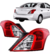 Lanterna Traseira Bicolor Nissan Versa 2012 até 2019