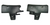 Par de Absorvedor de Impacto Parachoque Traseiro Original Peugeot 307 (2001-2006)
