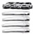 Aplique Maçaneta Cromada Citroen C3 Aircross 2017 2016 2015