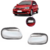 Par Aplique Retrovisor Cromada Corolla Etios 2009 a 2014