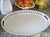 BANDEJA oval grande de metal blanca - comprar online