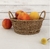 CANASTA con asa de fibra naturales - FRUTERA o PANERA - Mesa y Estilo