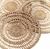 INDIVIDUAL CIRCULAR de fibra natural hecho en Vietnam - Mesa y Estilo