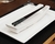 PLATO SUSHI con división para salsa blanco - comprar online