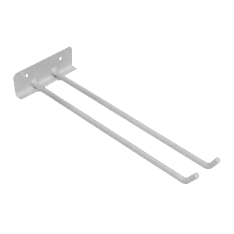 Suporte Para Vassouras de Parede Aço Carbono Branco 20cm