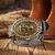Imagem do Cinto Country Masculino em Couro PU – Estilo Cowboy com Fivela Boiadeiro Cruz Detalhes Florais Linha Premium