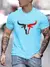 Camiseta Masculina – Estilo Cowboy, Moda Country, Gola Redonda na internet