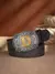 Cinto Country Masculino em Couro PU – Estilo Cowboy com Fivela Detalhada Florais Com Letra - comprar online