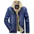Jaqueta Masculina de Inverno Bruta – Térmica, Forrada em Veludo - loja online