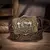 Imagem do "Cinto Country Masculino em Couro PU Premium – Estilo Cowboy com Fivela em Detalhes Boiadeiro Cruz