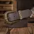 Cinto Country Masculino em Couro PU – Estilo Cowboy com Fivela Floral Esculpida linha Premium - comprar online