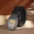 Imagem do Cinto Country Masculino em Couro PU – Estilo Cowboy com Fivela Detalhada Florais Com Letra