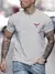 Camiseta Masculina – Estilo Cowboy, Moda Country, Gola Redonda