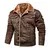 Jaqueta masculina de couro e pele Bruta – Térmica, Forrada em Veludo - comprar online