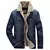 Jaqueta Masculina de Inverno Bruta – Térmica, Forrada em Veludo - comprar online