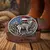 Imagem do Cinto Country Masculino em Couro PU – Estilo Cowboy com Fivela Detalhada Linha Premium