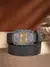Imagem do Cinto Country Masculino em Couro PU – Estilo Cowboy com Fivela Detalhada Florais Com Letra