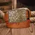 Cinto Country Masculino em Couro PU – Estilo Cowboy com Fivela em Detalhes Florais Premium