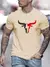 Camiseta Masculina – Estilo Cowboy, Moda Country, Gola Redonda