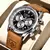 Relógio Masculino de Luxo | Pulseira de Couro | Impermeável | Casual e Social na internet