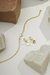 Conjunto Delicado Medalha de S. Bento Folheado a Ouro 18K - flöra
