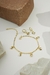 Conjunto Coração Argolinha + Pulseira Folheados a Ouro 18K - flöra