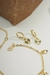 Conjunto Coração Argolinha + Pulseira Folheados a Ouro 18K na internet