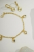 Conjunto Coração Argolinha + Pulseira Folheados a Ouro 18K - comprar online