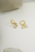 Argolinha Pérola Dupla Folheada a Ouro 18K - comprar online