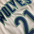 Minessota Timberwolves 95/96 Branca N°21 Garnett - loja online