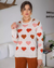 Blusa corações Valentina - comprar online