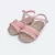 Sandália Infantil Pampili Mili Tiras com Glitter e Strass Rosa Glacê - Larabela Moda Kids