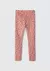 Calça Legging Infantil Menina Estampada - Rosa