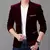 Moda Blazers Inglaterra Cavalheiro Masculina Casual Slim Fato De Bombazina Pequeno Estilo Britânico Blazer Masculino - DOMO